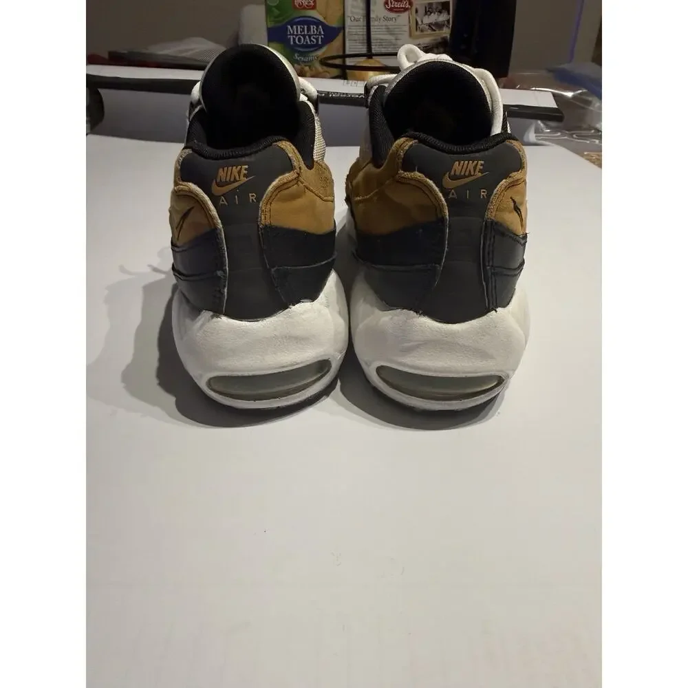Nike Air Max 95 (GS) Low Top Tan/Black/White Kids 6.5Y CJ3906-010
